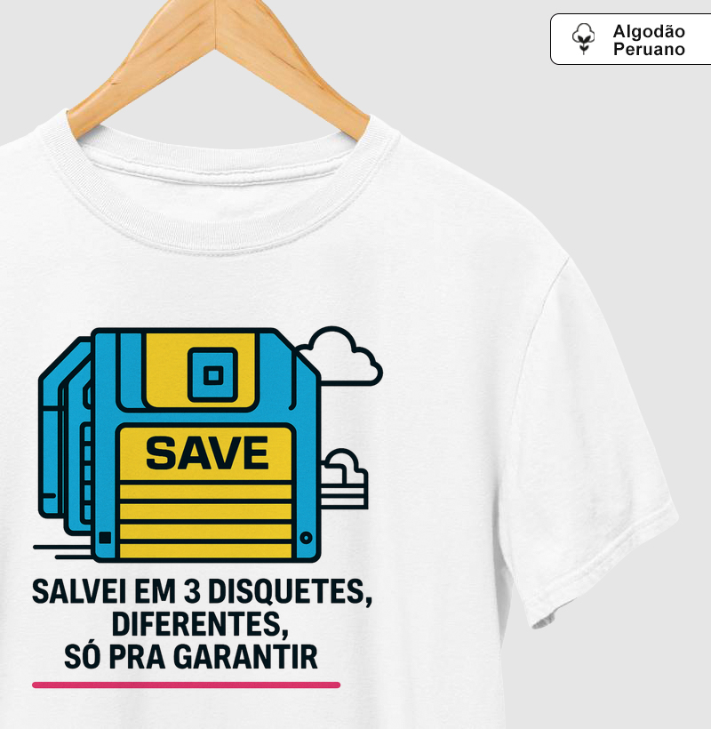 Salvei em 3 disquetes