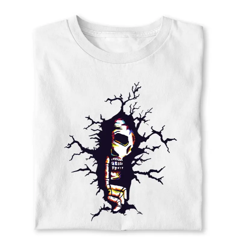 Skull Coming out of the Ground T-shirt