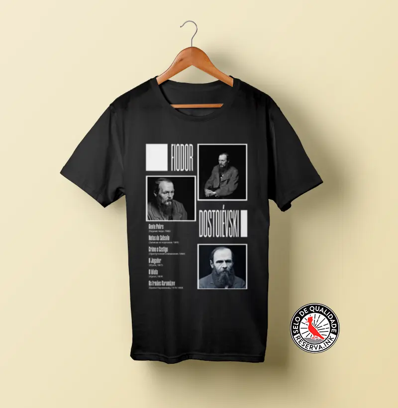 Camiseta - Dostoiévski Livros