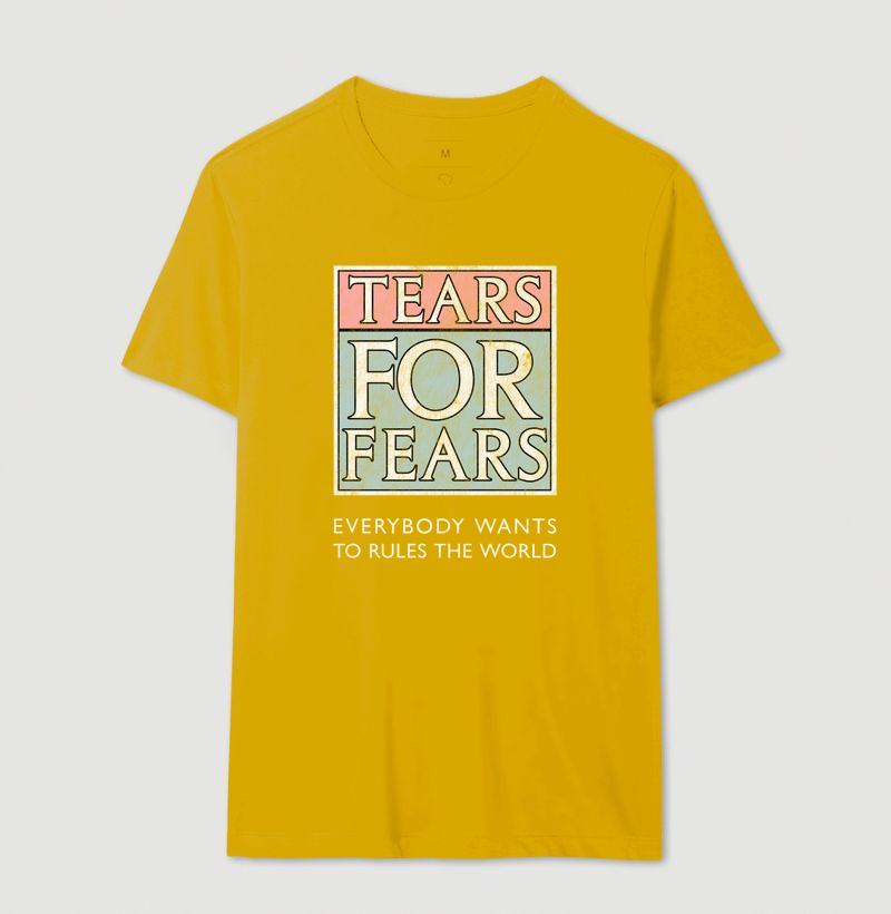Camiseta Tears For Fears | Everybody Wants to Rules the World (Colorida)