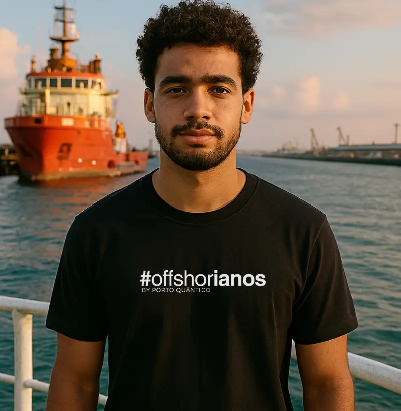Camiseta Unissex 100% Algodão - #offshorianos