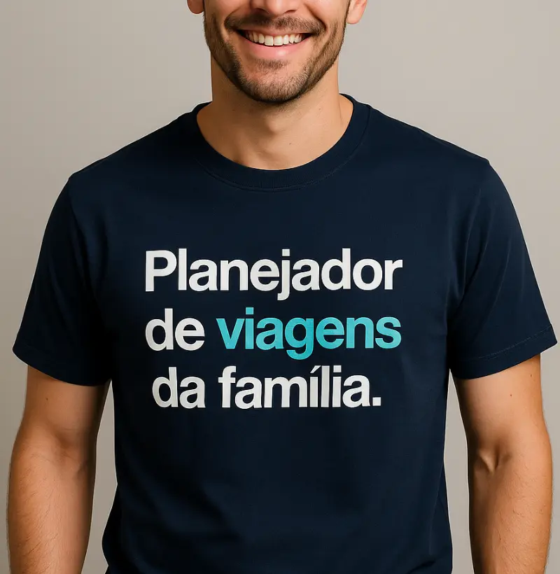 Planejador de viagens da família
