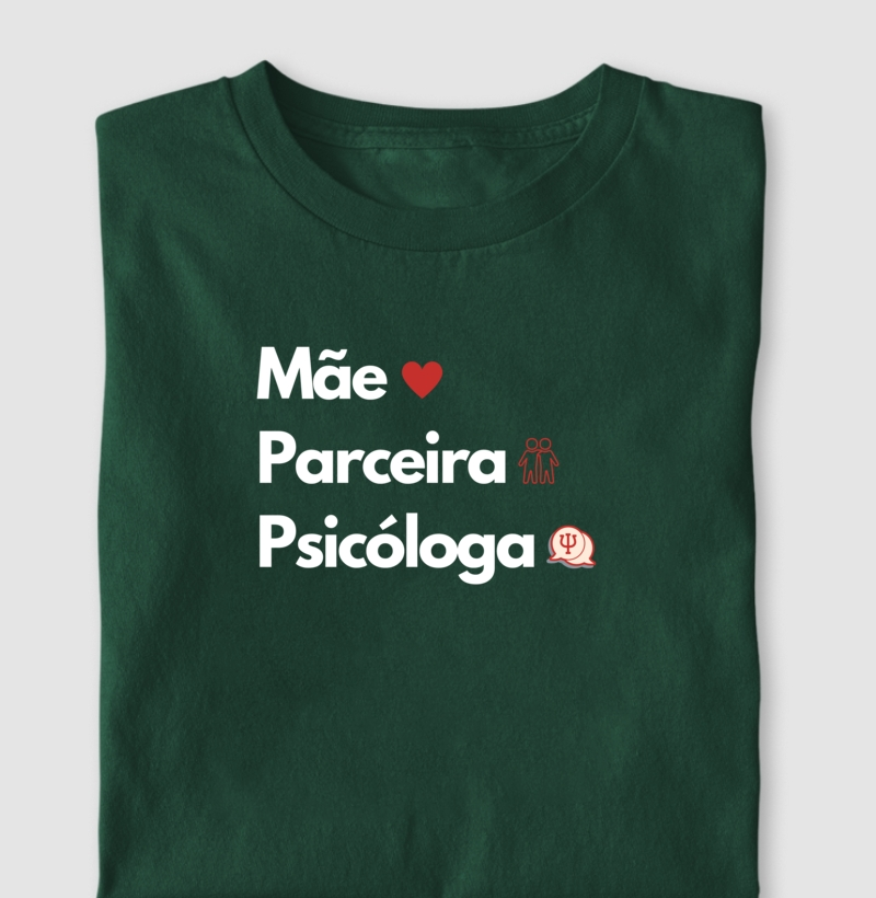 Camiseta mãe psicóloga 