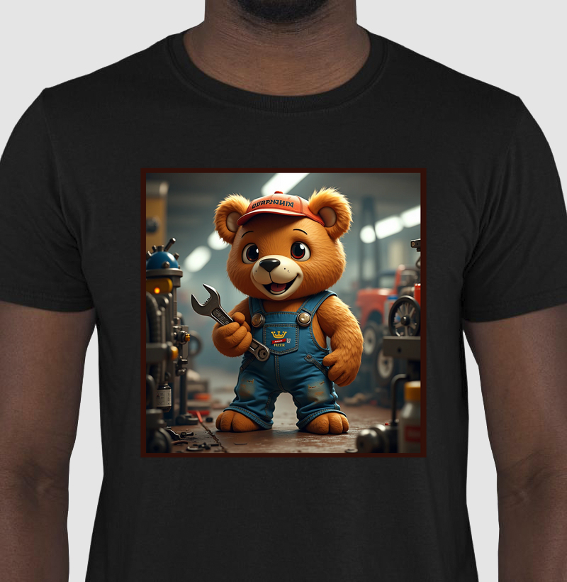Camiseta - Urso Mecânico