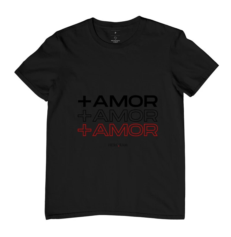 Camiseta Masculina Herc.Ram + Amor