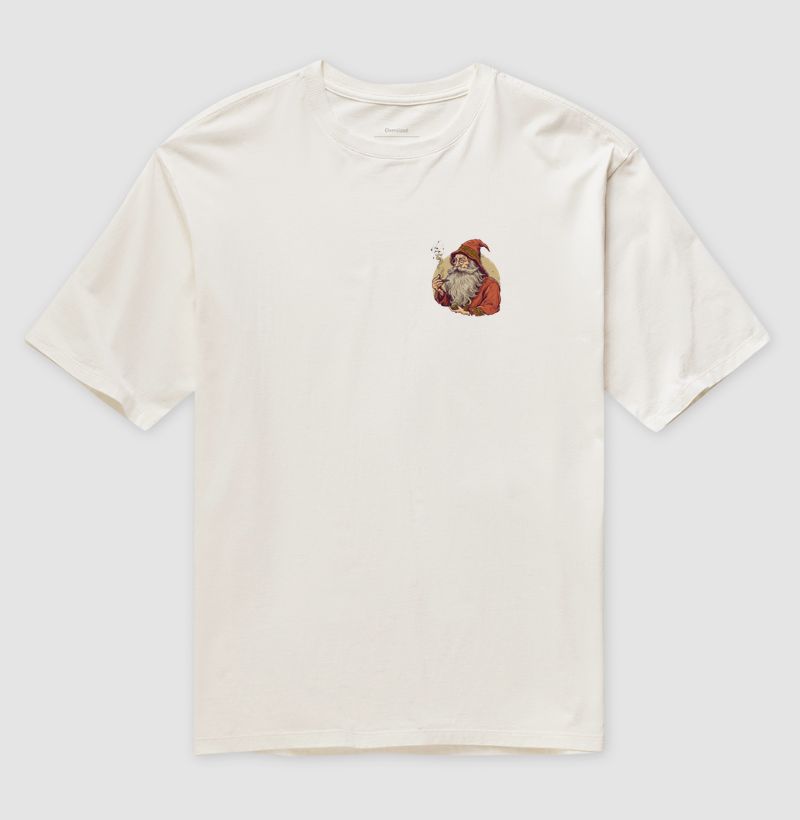 Camiseta Oversized Santa Wizard – 420 Edition