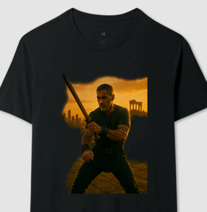 Camiseta "Disciplina Estóica" – A Força Vem do Autodomínio