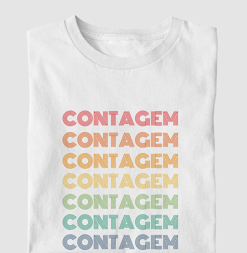 Contagem Letreiro Retrô