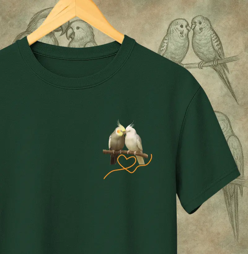 Camiseta - Apaixonados Calopsitas