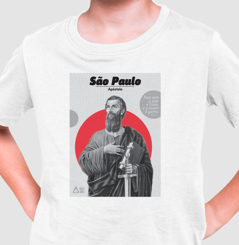 Camiseta Infantil São Paulo Apóstolo