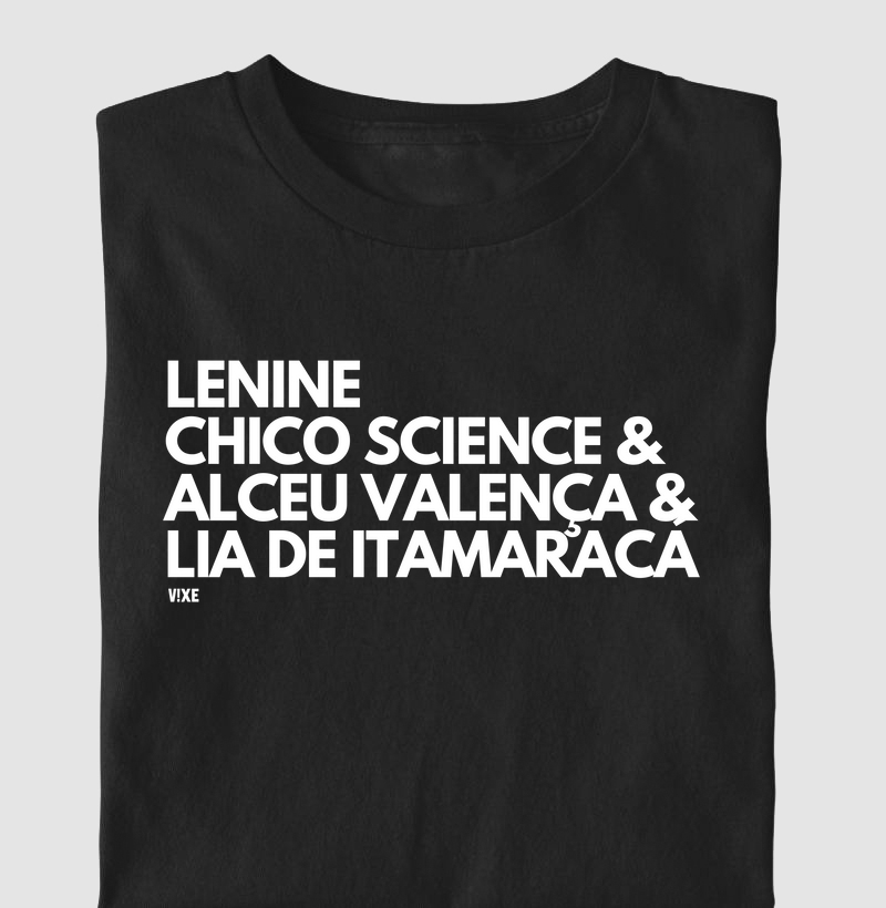 Camiseta Ícones da Música Pernambucana