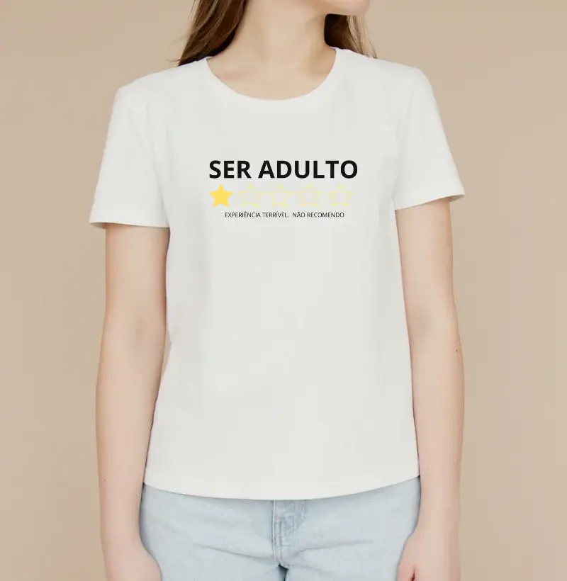 Camiseta Ser Adulto