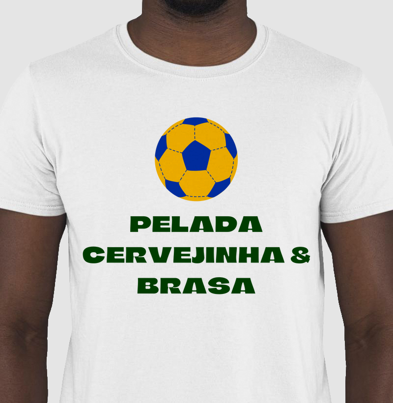 Camiseta Unisex - Pelada, Cervejinha & Brasa | Vários Tamanhos e Cores
