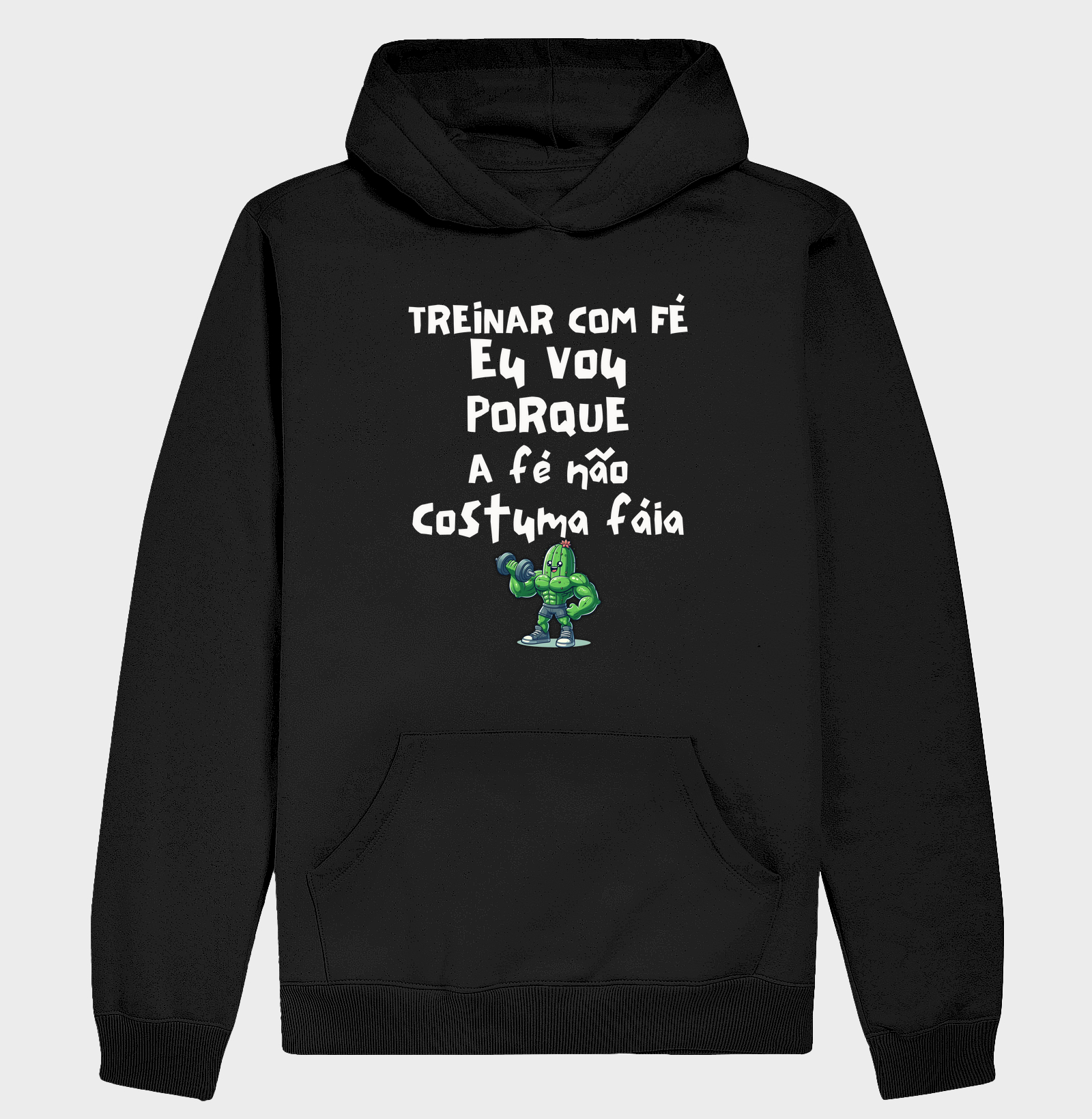 Treinar com fé eu vou porque a fé não costuma faiá