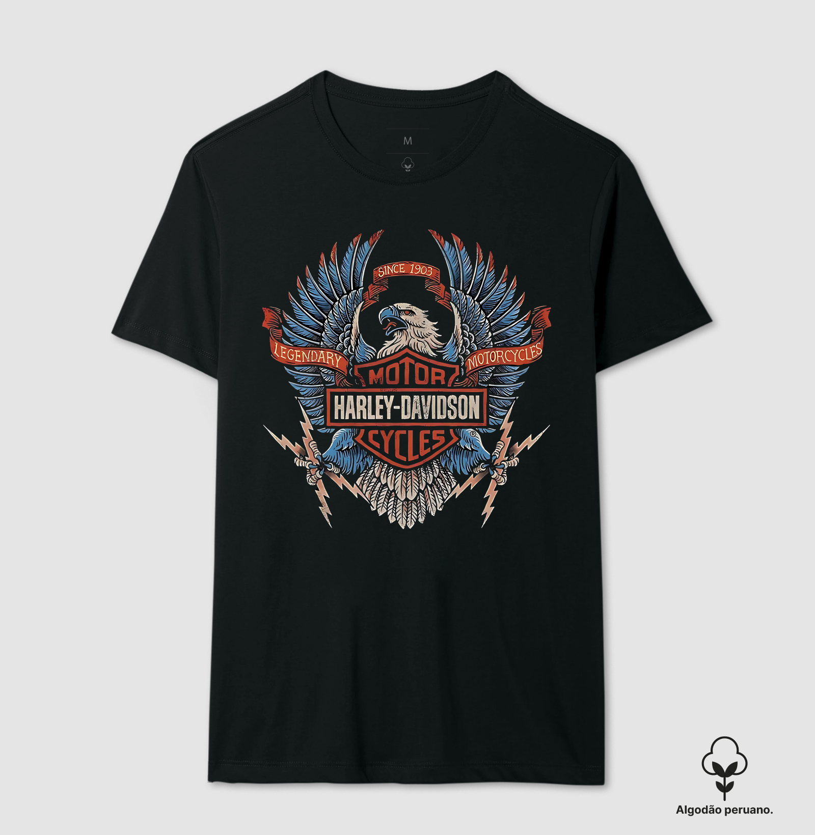 Supreme Harley Davidson 3 (tecido algodão peruano)