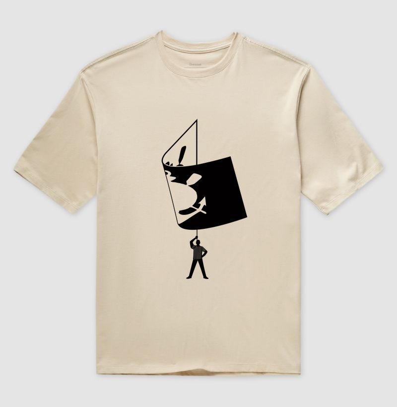 Camiseta Oversized - Bandeirão