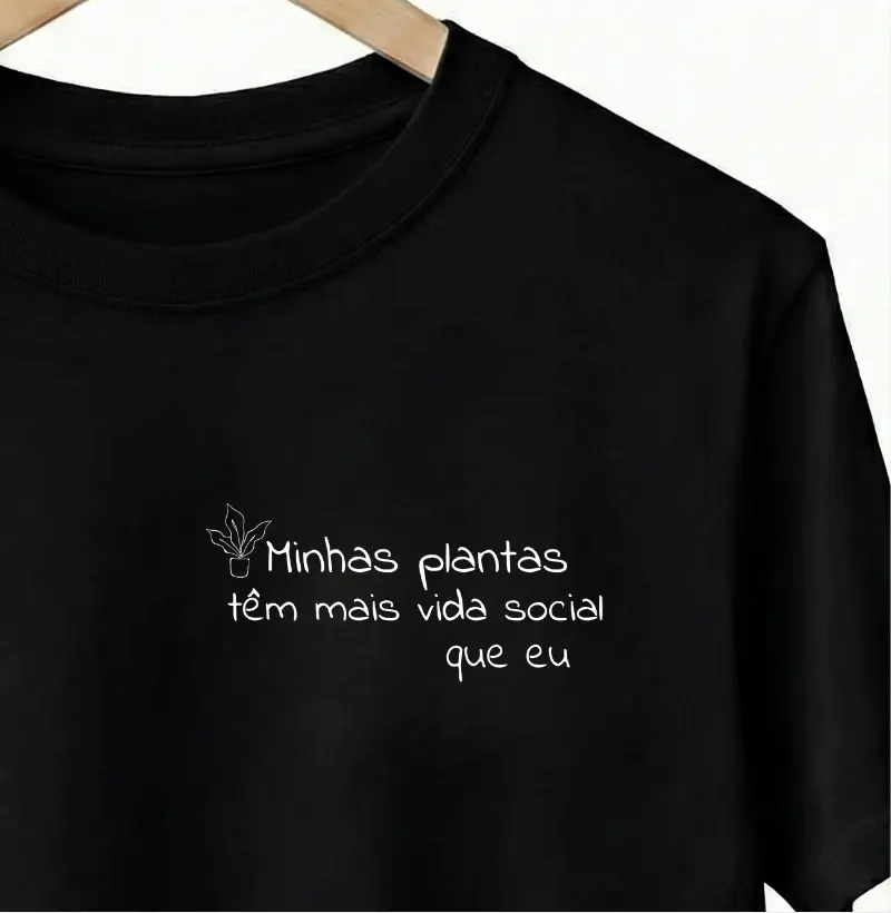 Minhas plantas têm mais vida social que eu