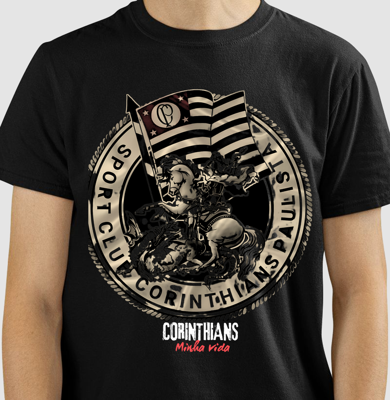 camisa 100% algodão, Corinthians minha vida
