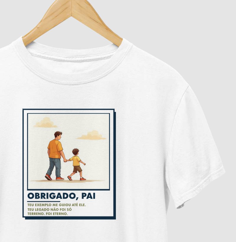 CAMISETA OBRIGADO, PAI