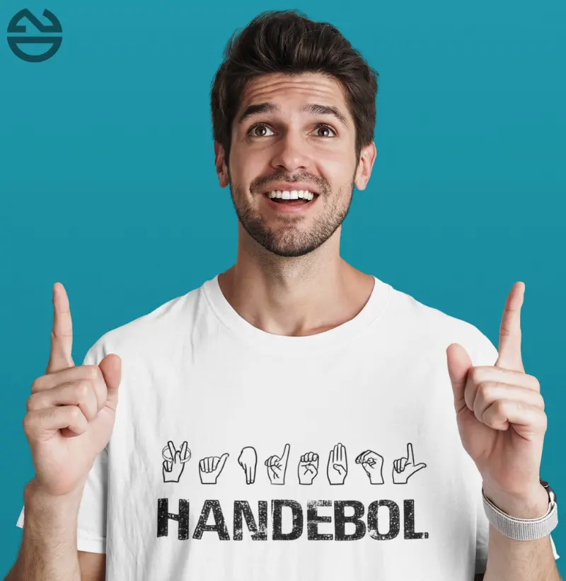 Camiseta Handebol - Handebol em Libras Masc.