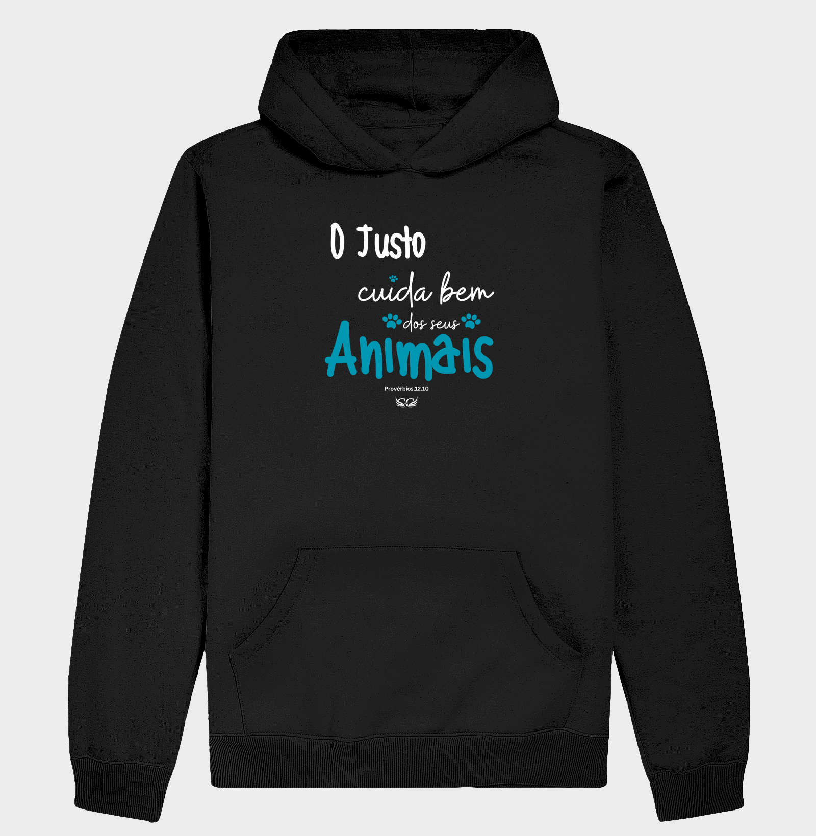 Camiseta Personalizada O justo cuida bem dos seus animais. Pv 12.10