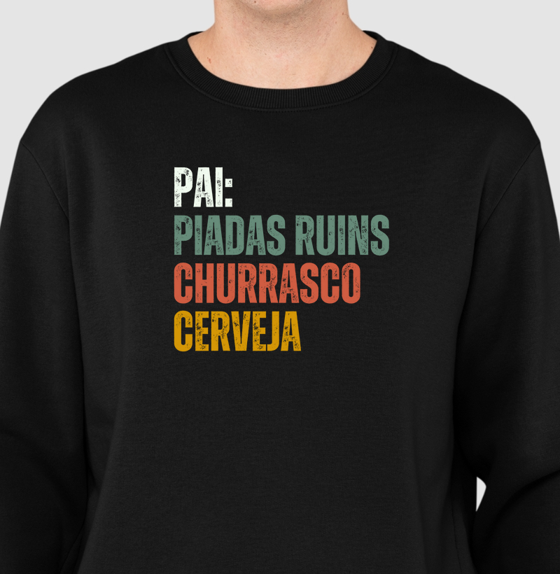 Pai: piadas ruins, churrasco e cerveja