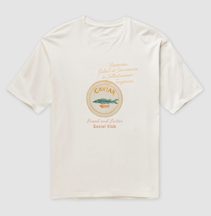 Camiseta Oversized B&B Caviar Club