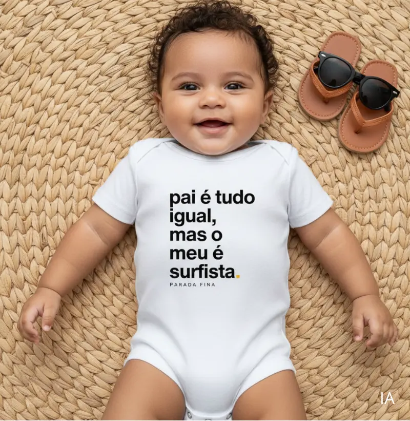 Pai é tudo igual, mas o meu é surfista