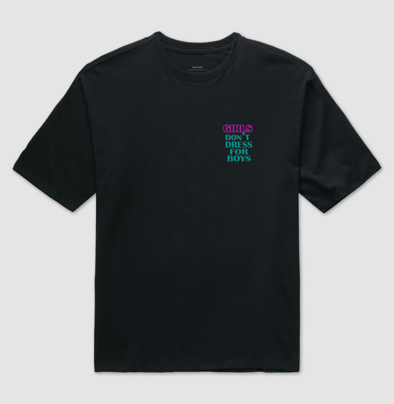 Camiseta Girls don’t dress for Boys