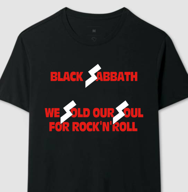 Camiseta Black Sabbath - We Sold Our Soul for Rock 'n' Roll