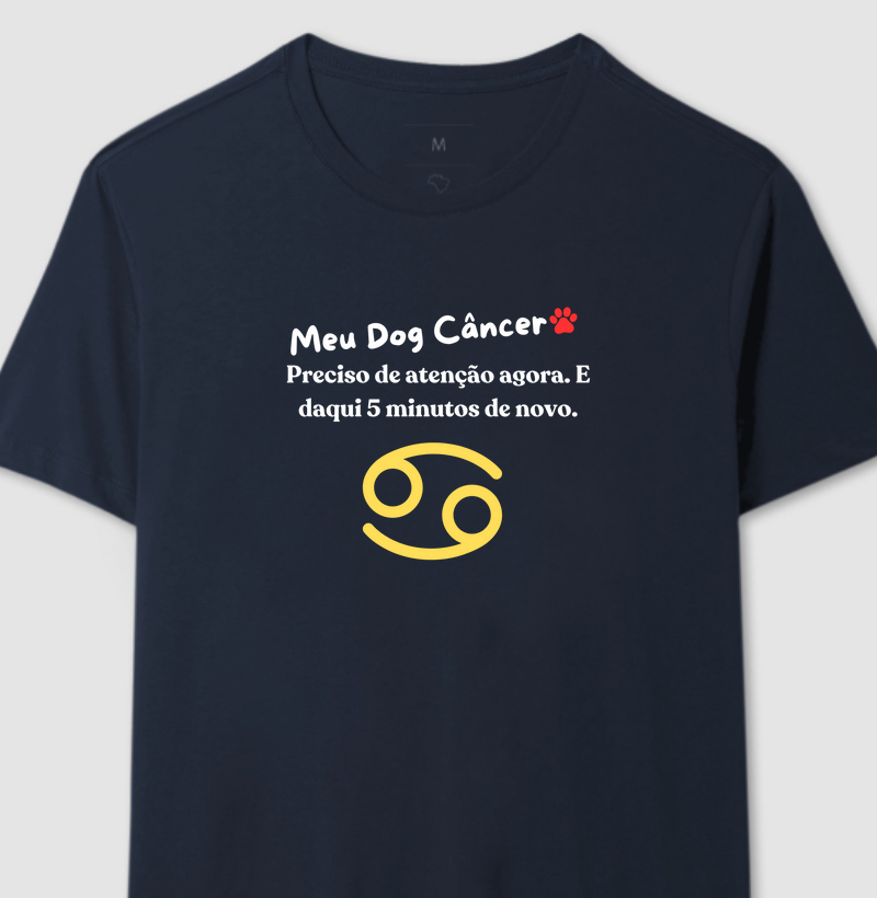 Camiseta Dog Câncer