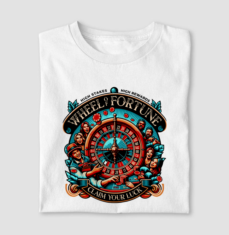 Camiseta "Wheel of Fortune - Claim Your Luck"