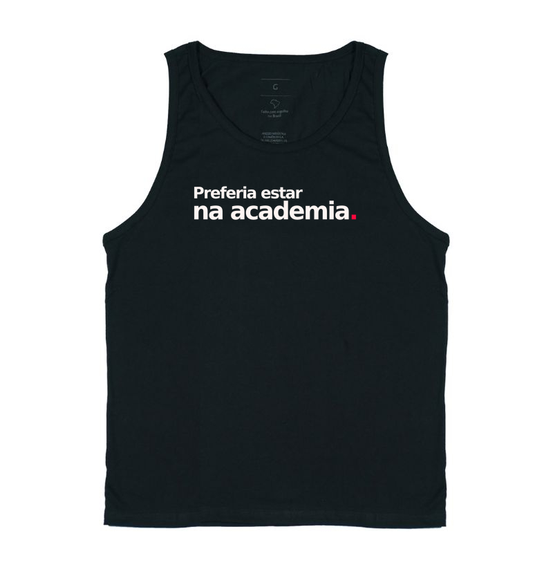 Preferia estar na academia