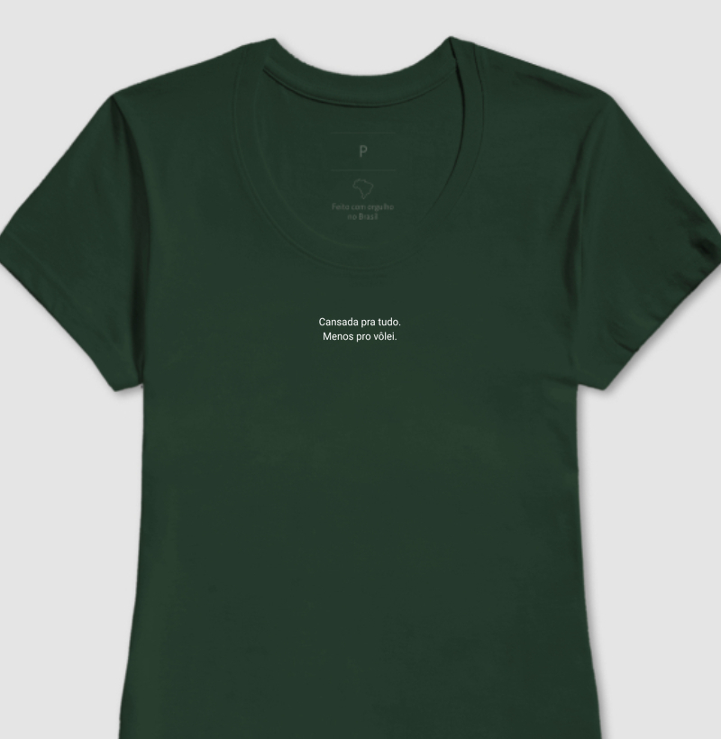 Cansada pra tudo. Menos pro vôlei.