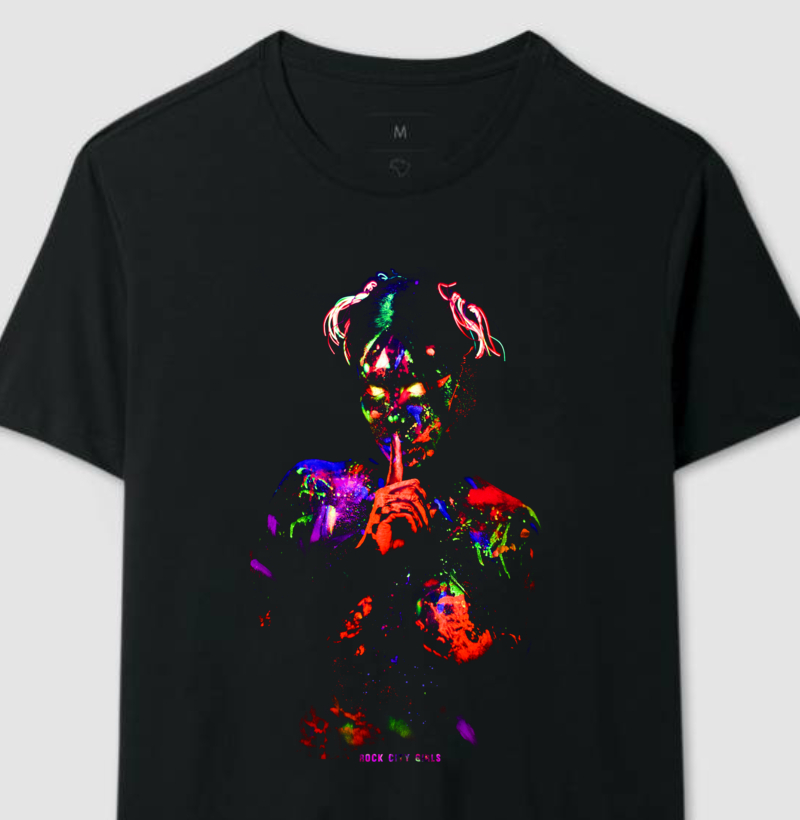 Neon Girl - Camiseta Rock City Girls