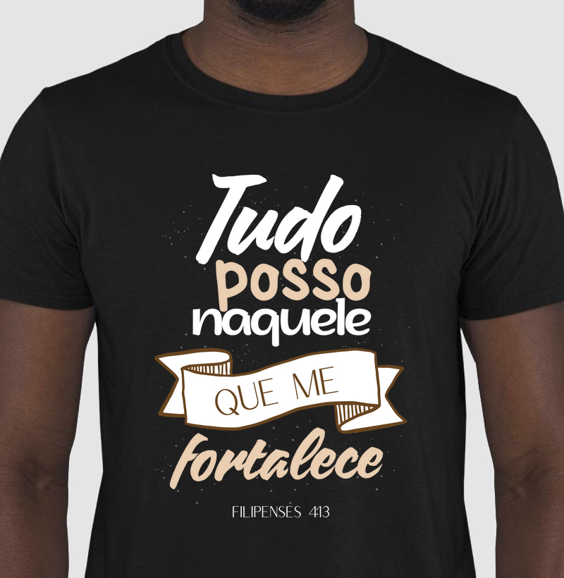 Camiseta - Tudo posso