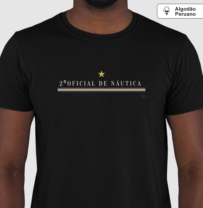 Camiseta 2⁰ Of. de Náutica algodão peruano 