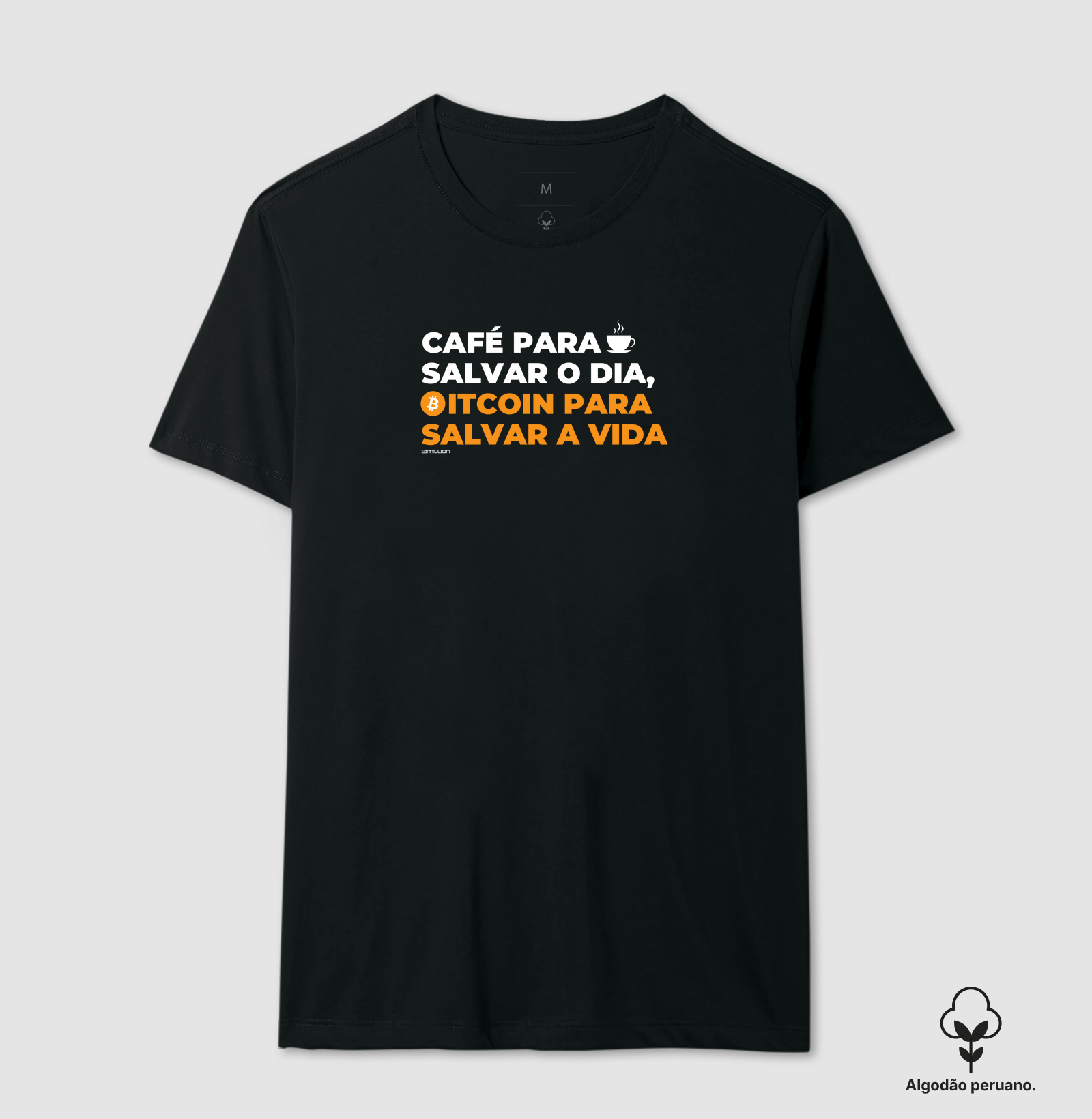 Café e Bitcoin - Algodão Peruano