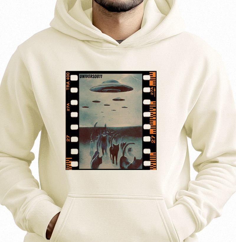 HOODIE - GATOS NA NAVE
