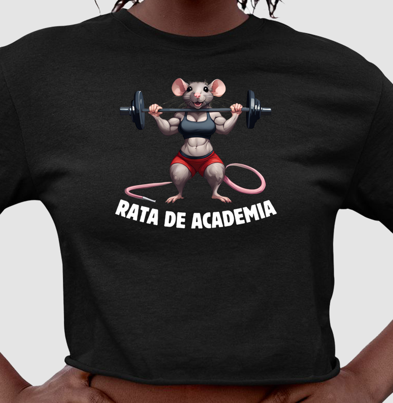 Cropped Rata de Academia