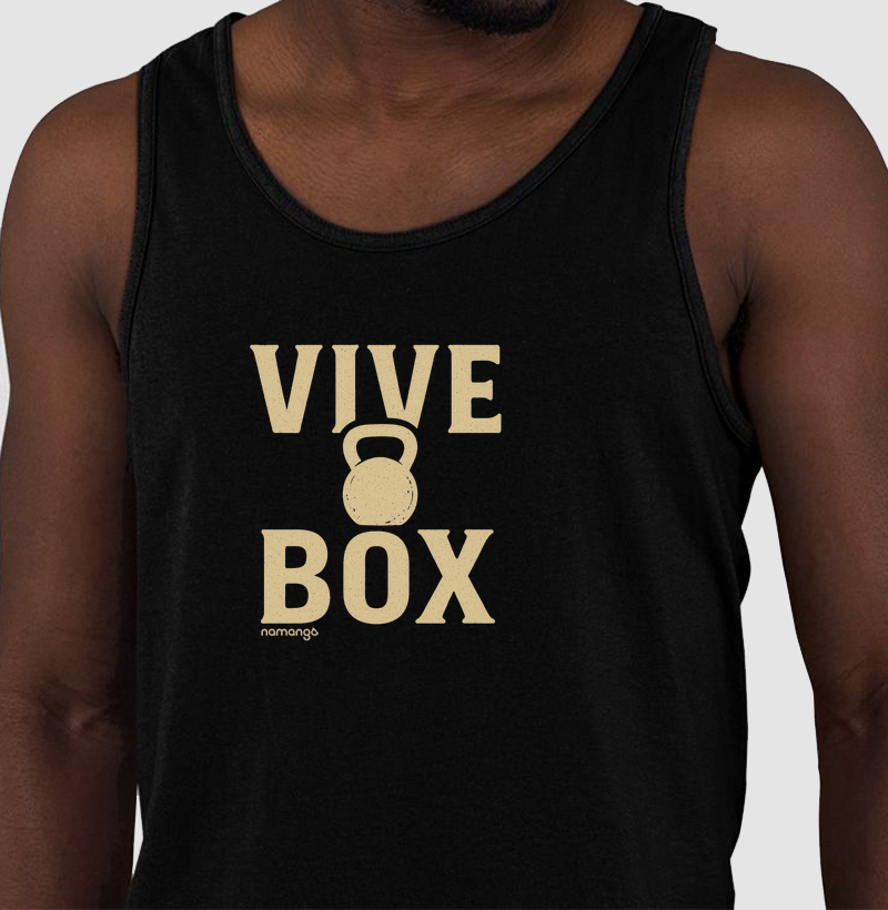Regata CrossFit "Vive O Box" Estilo Minimalista – Na Manga