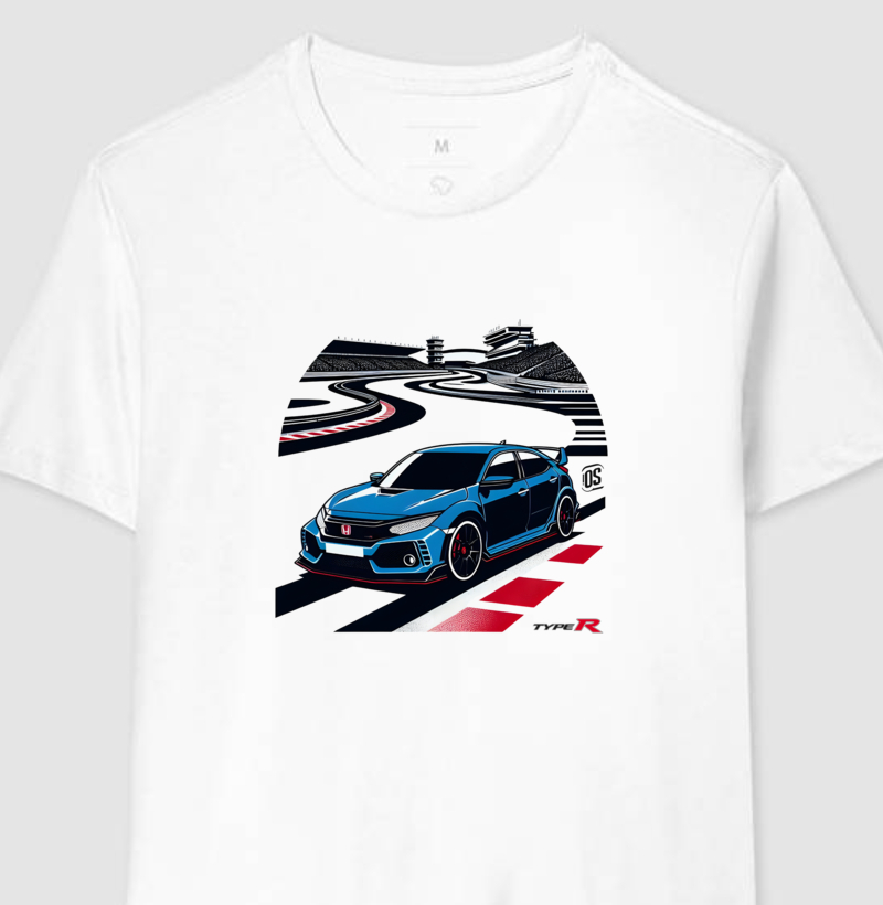 Camiseta Manga Curta Civic Type R Suzuka