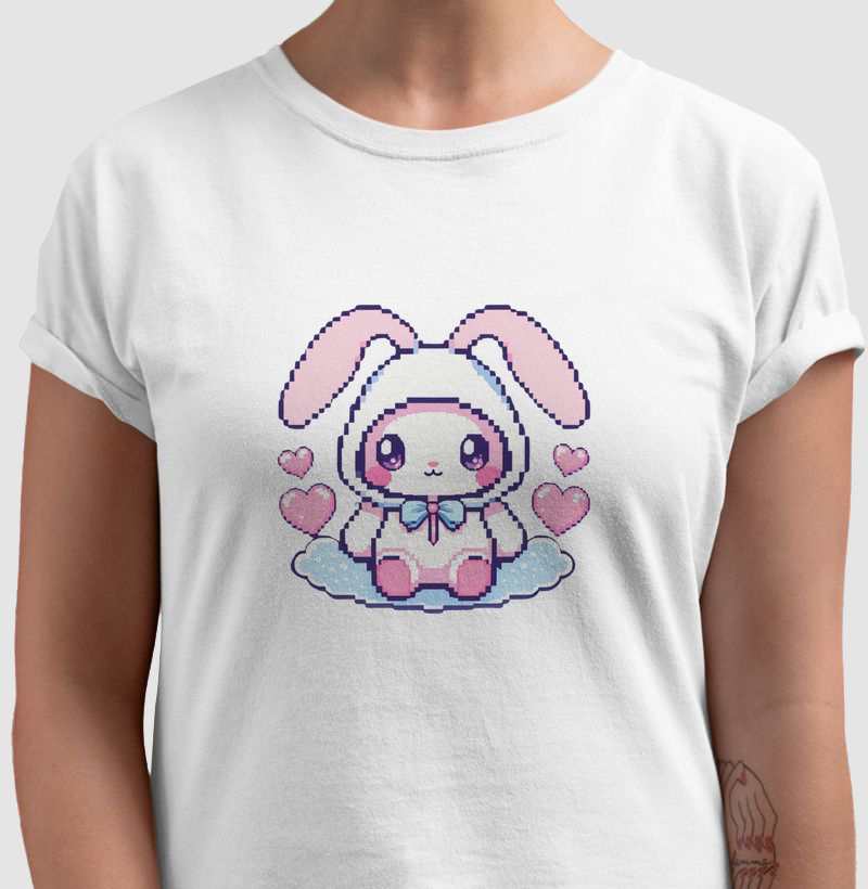 Camiseta Shirobunny Pixel Art