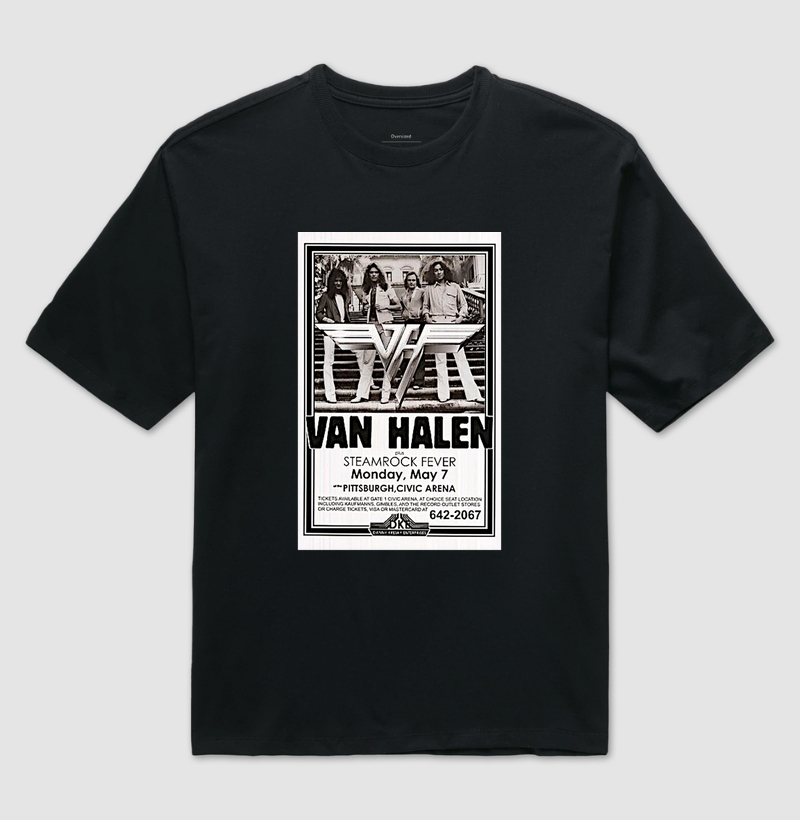 Cartaz - Van Halen Civic Arena 1984