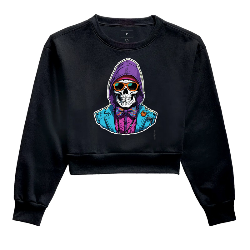 skull borboleta