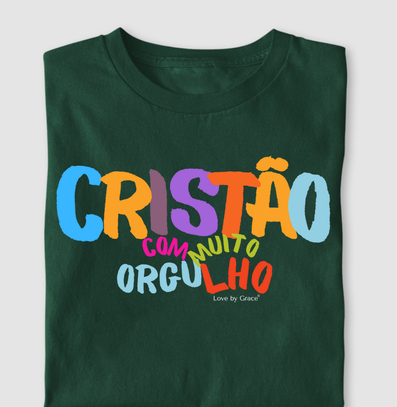 Camiseta Crente com orgulho