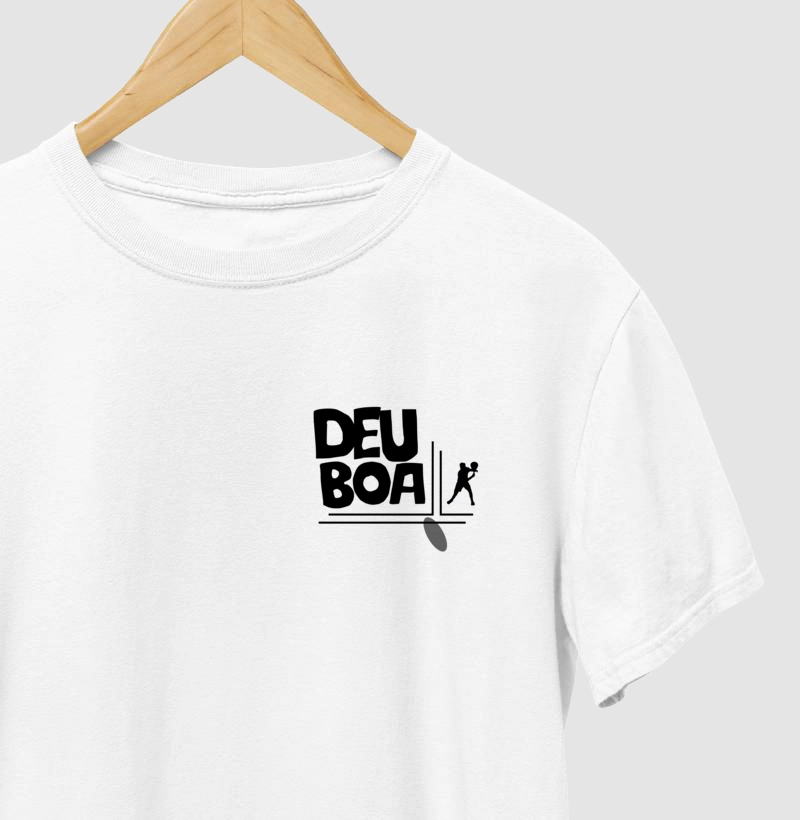 Camiseta Masculina Algodão Padel Club "Deu boa"
