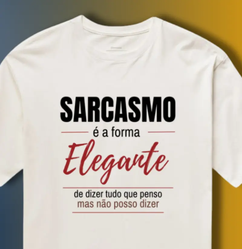 SARCASMO É: