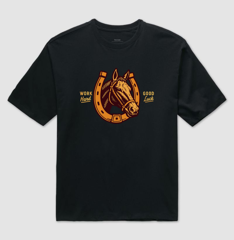 Camiseta Country Work Hard Good Luck Magnata 556