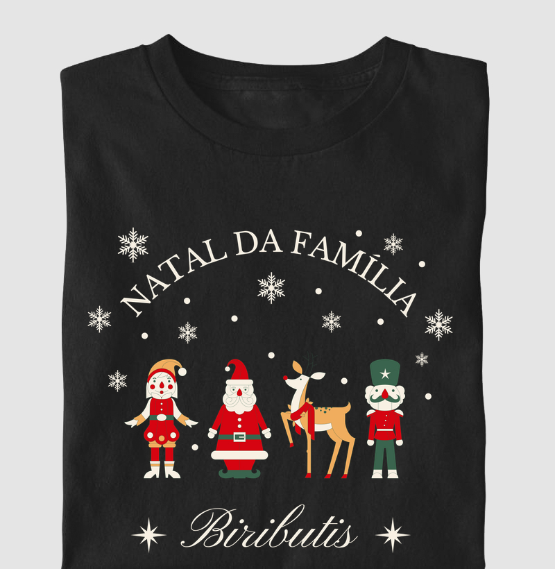 Camiseta Ugly Sweater Natal - Família Biributis